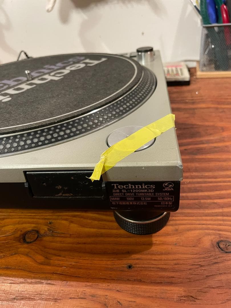 Technics SL-1200 MK3D メンテナンス　動作確認済　テクニクス