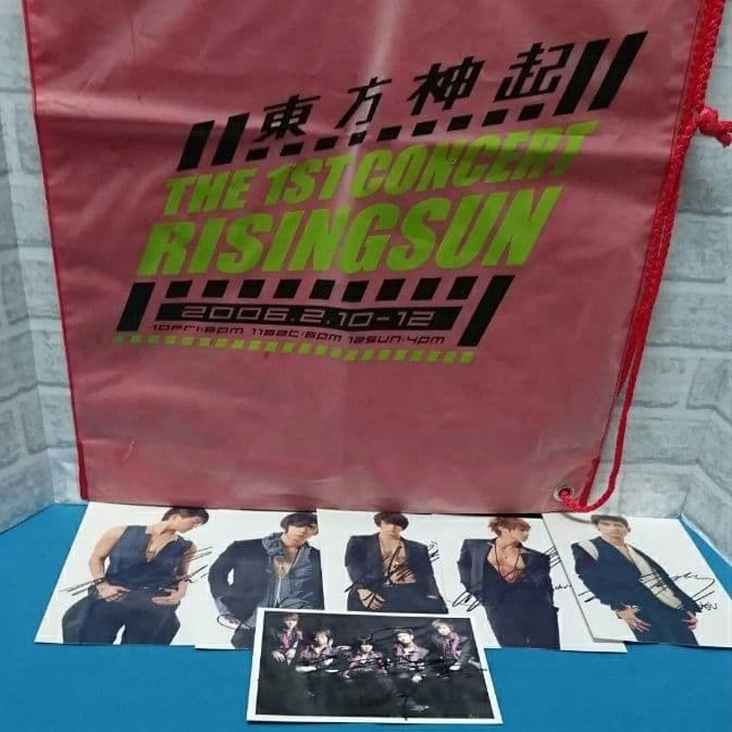 東方神起 韓国 1st concert rising sun 会場フォトグッズ