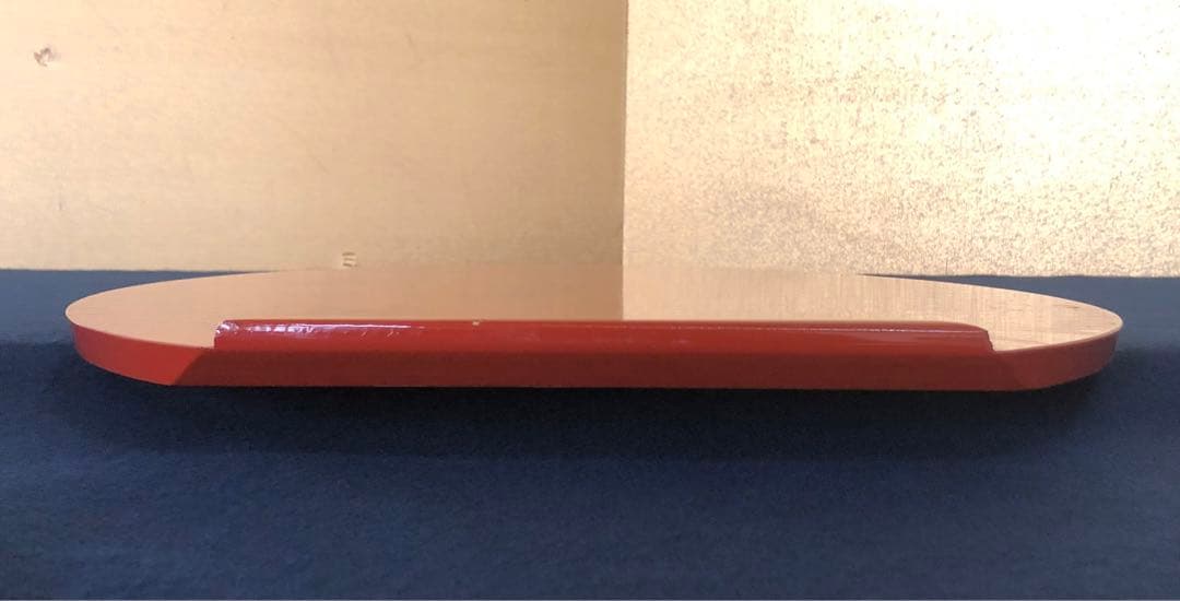 割引❗️《R》根来塗 半月盆5客 膳 木製漆器 懐石 元箱　250820G1