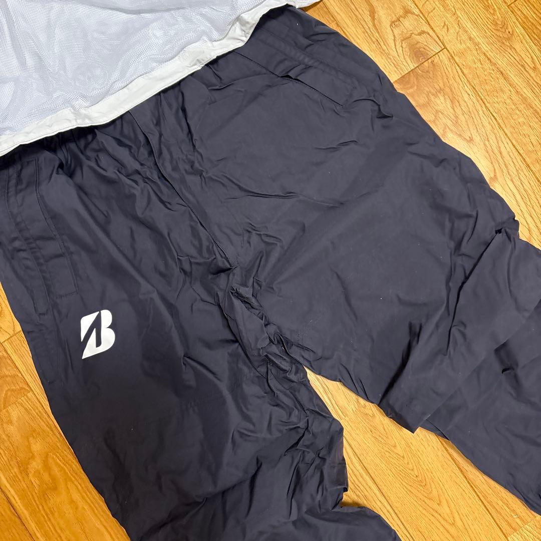 新品同様　ブリヂストンゴルフ　水神　レインウェア　セットアップ　XLサイズ