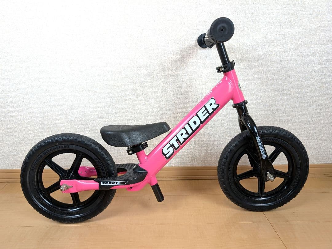 【美品】STRIDER 12 ストライダー バランスバイク 12インチ ピンク