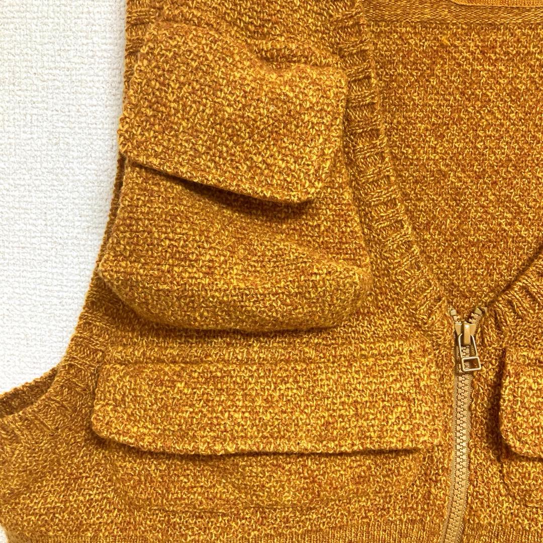 ミーンズワイル meanswhile ［過剰収納力］ニットラゲッジベスト