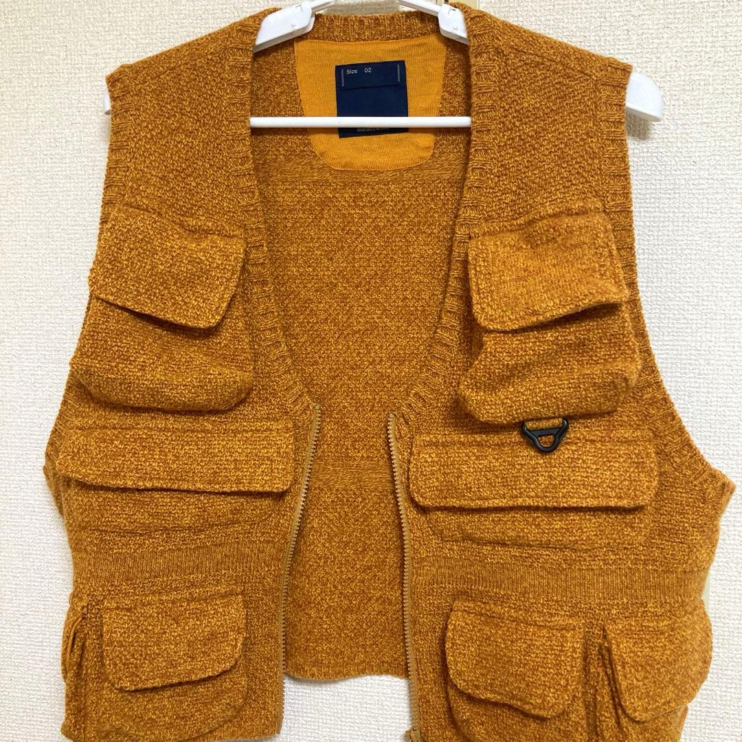 ミーンズワイル meanswhile ［過剰収納力］ニットラゲッジベスト