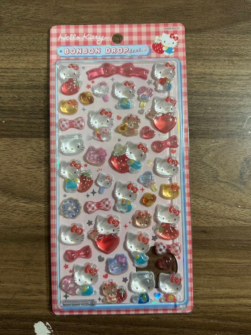 【正規品】ボンボンドロップシール 第二弾サンリオ 5枚