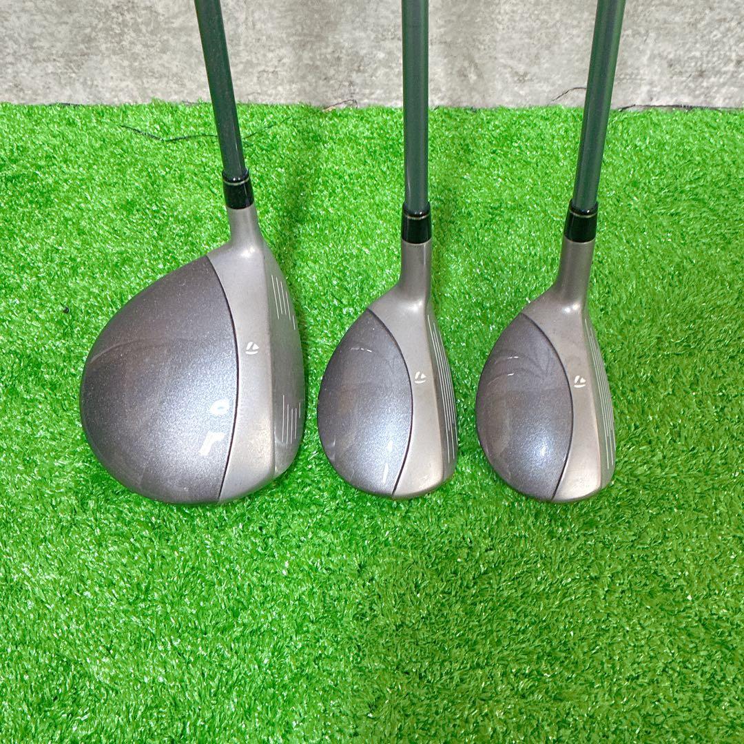 REVAバッグ付 テーラーメイド ゴルフ初心者 レディース ゴルフセット 9本