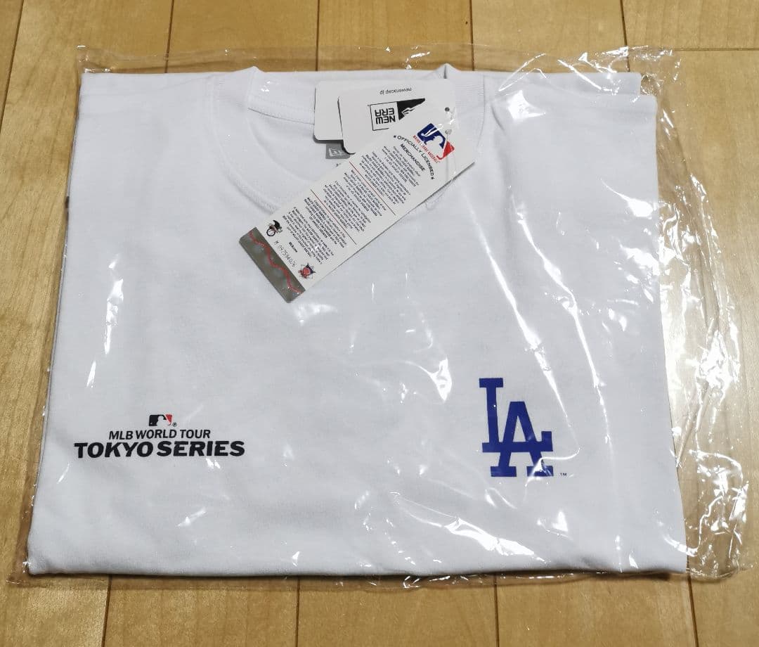 【大特価☆】MサイズMLB 東京開幕戦 Tシャツ ニューエラ 白 ドジャース
