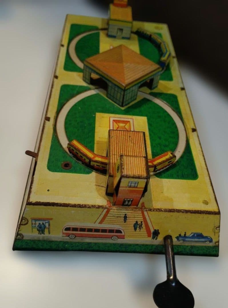 Schylling社 ロシア線路 ぜんまいTOY　TRAINTRACKブリキ玩具