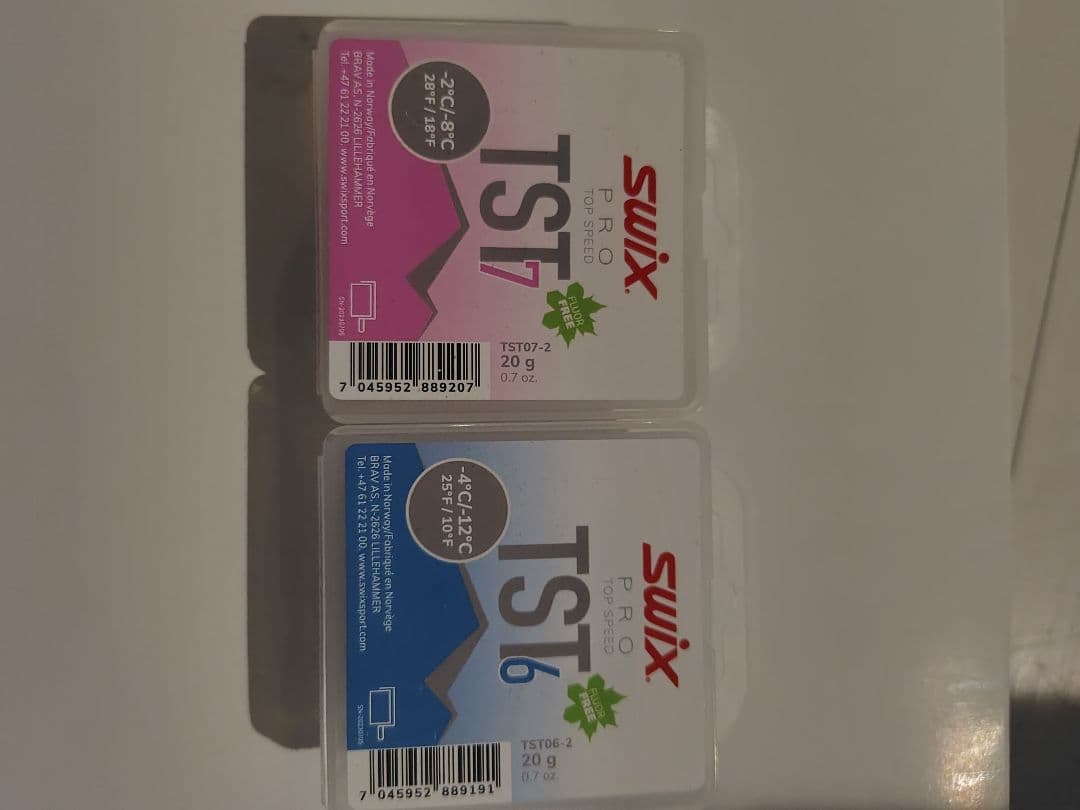 最終値下げ　Swix TST スキー用ワックス ２個セット　クロスカントリー