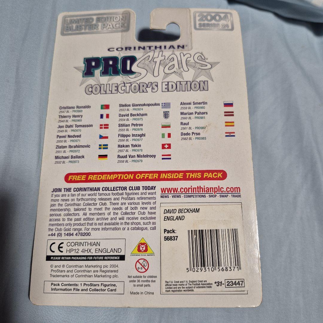 スポーツ選手 CORINTHIAN PRO Stars David Beckham 2004