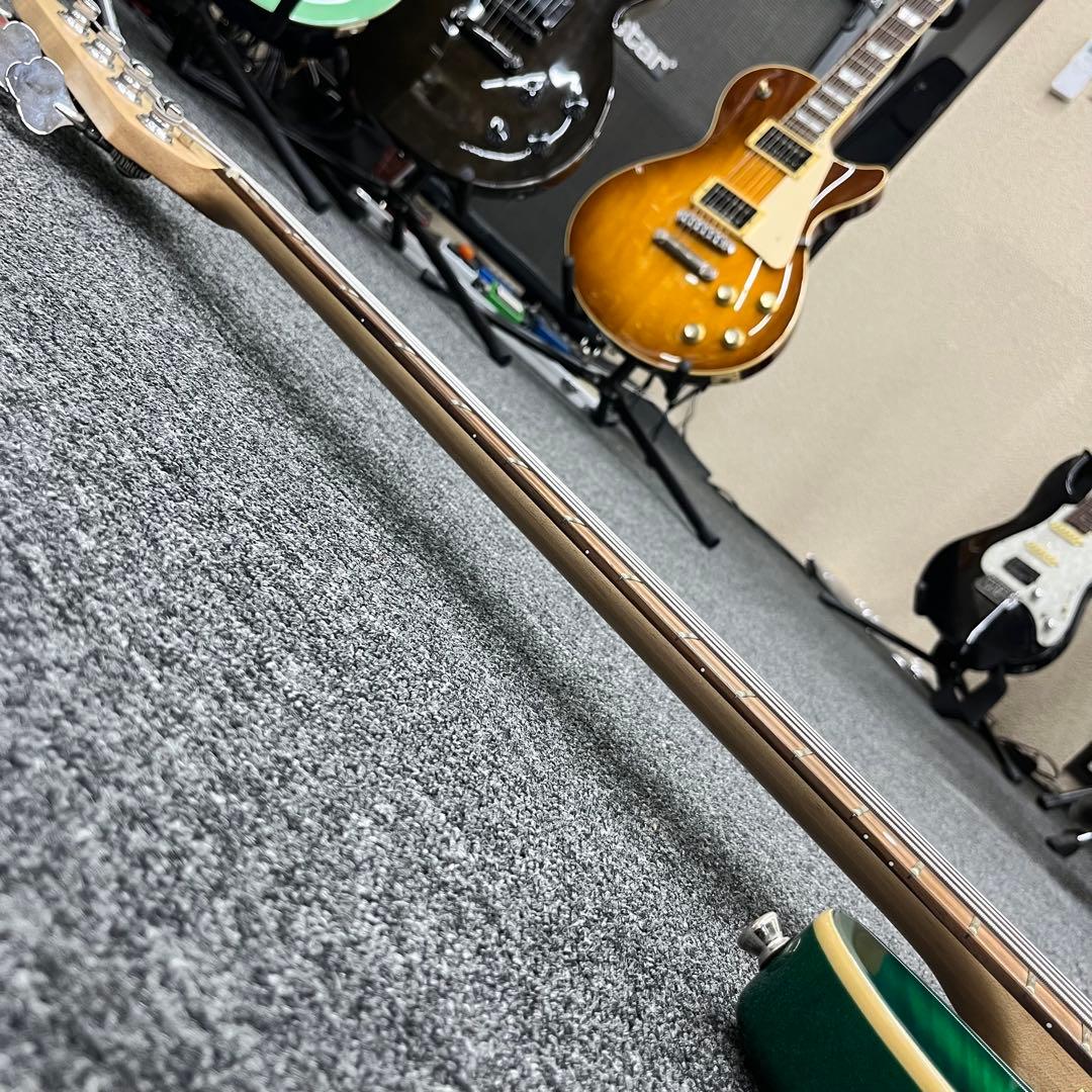 【10941】 Legend ジャズベース タイプ フレイム グリーン