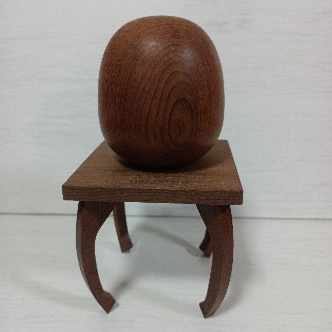 縁起物 天然木 達磨 だるま ダルマ 木彫置物