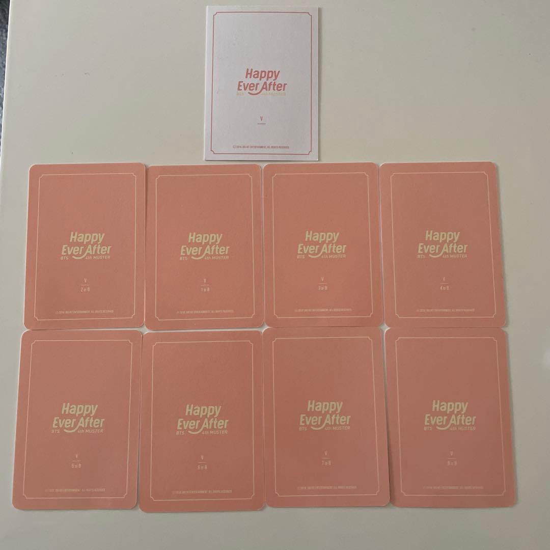 BTS V テテ キムテヒョン ミニフォト Happy Ever After
