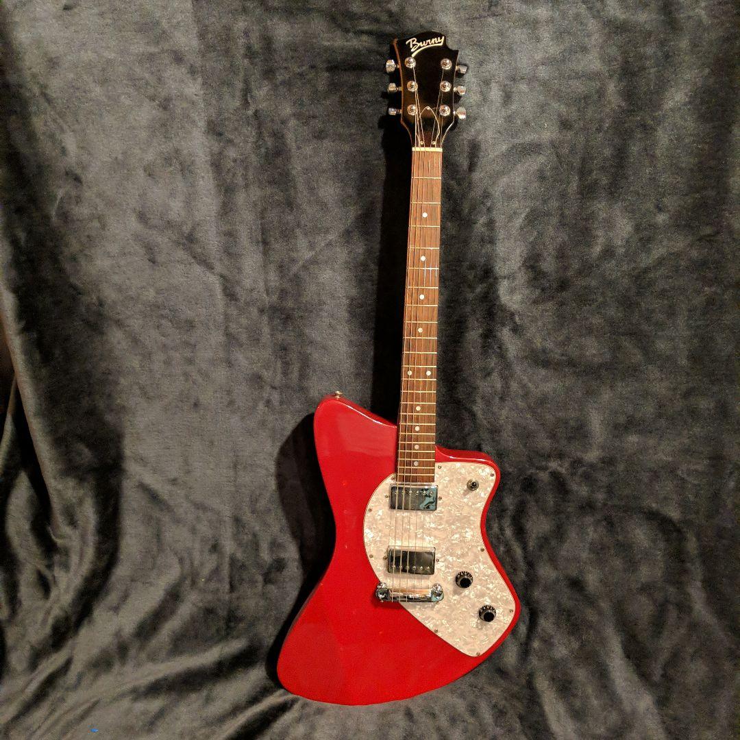 Burny H-65 エレキギター レッド シャチ