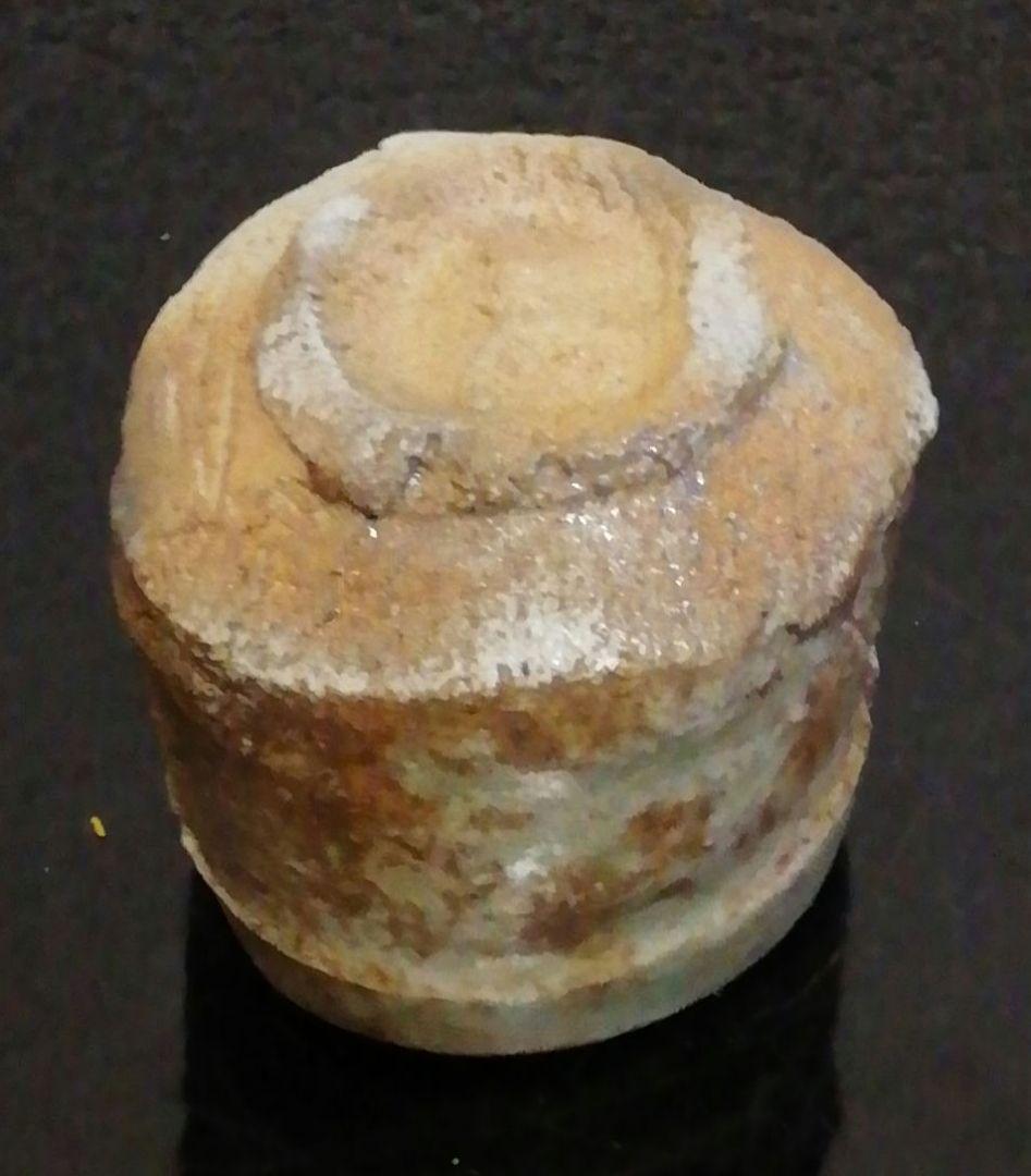 西端正作　丹波焼　ぐい呑　共箱　略歴付　共布　酒器