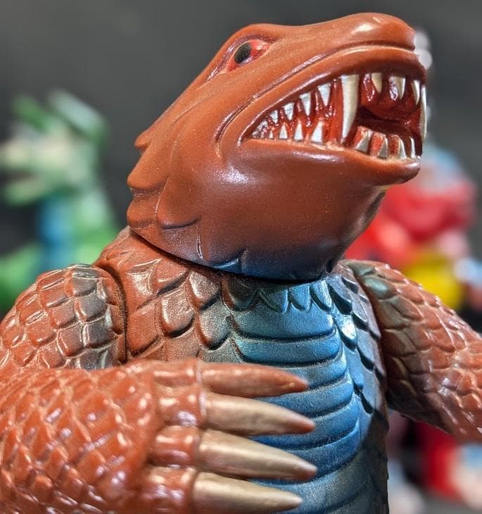 サソギラス＆モグネス＆ジギラ「マグマ大使」怪獣（ブルマァク復刻）ソフビ３体セット