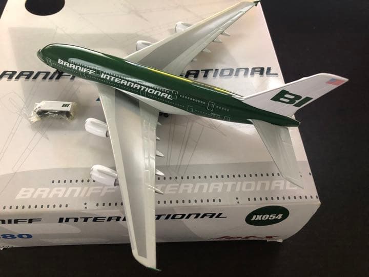 Jet-X 1/400 JX054 A380QC BRANIFF グリーン