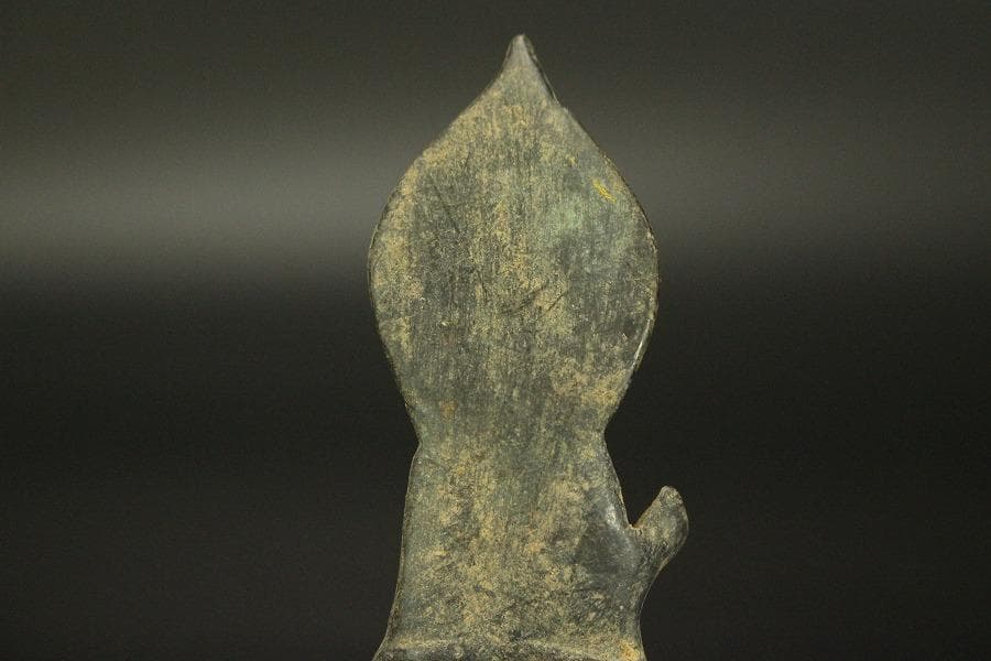 仏教美術 鍍金 如来坐像 高10.5cm(A279)