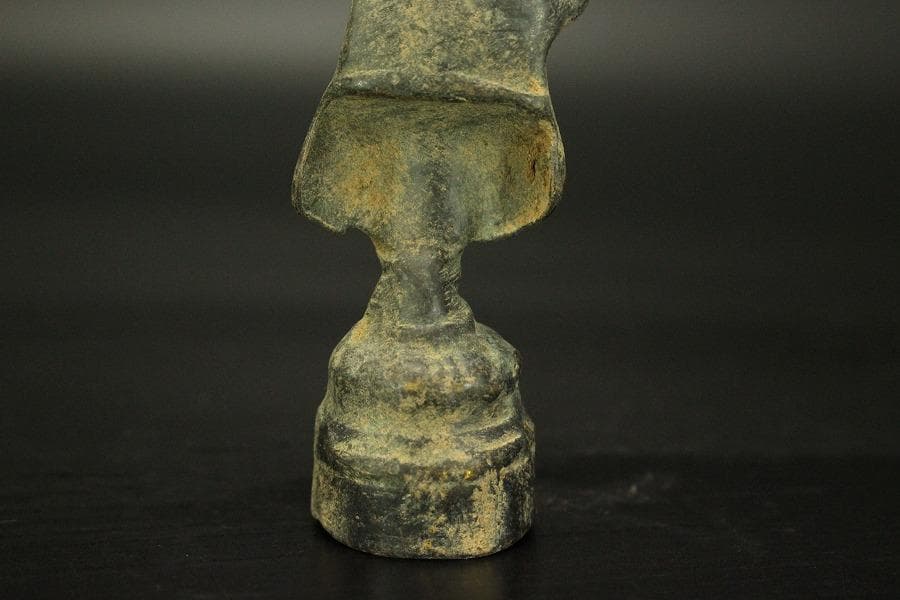 仏教美術 鍍金 如来坐像 高10.5cm(A279)