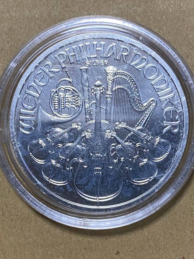 2013年 オーストリア ウィーン銀貨1オンス(純銀) カプセル付き