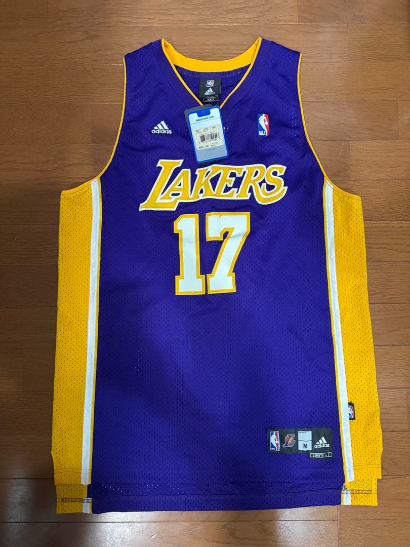【極美品/タグ付】NBA レイカーズ バイナム スウィングマンジャージ Mサイズ