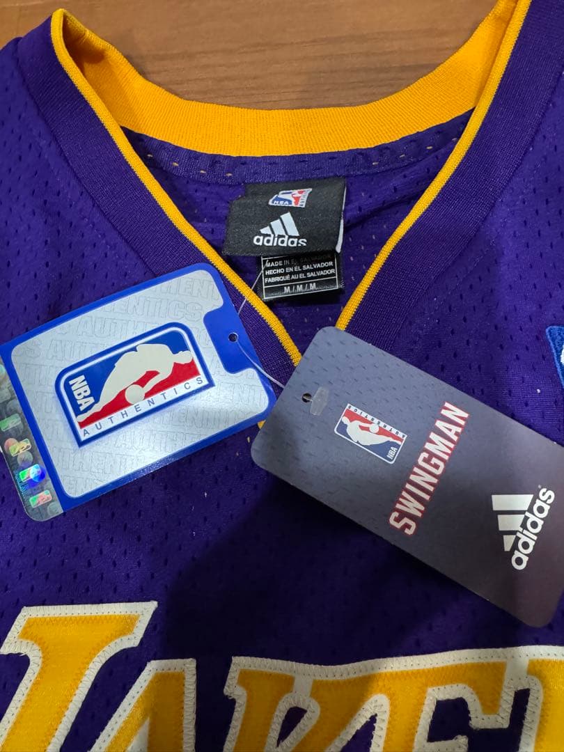 【極美品/タグ付】NBA レイカーズ バイナム スウィングマンジャージ Mサイズ