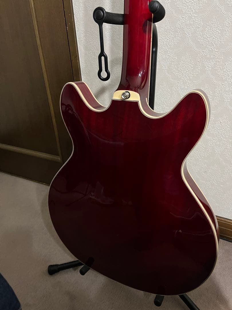 GUILD セミホロウボディ エレキギター チェリーレッド