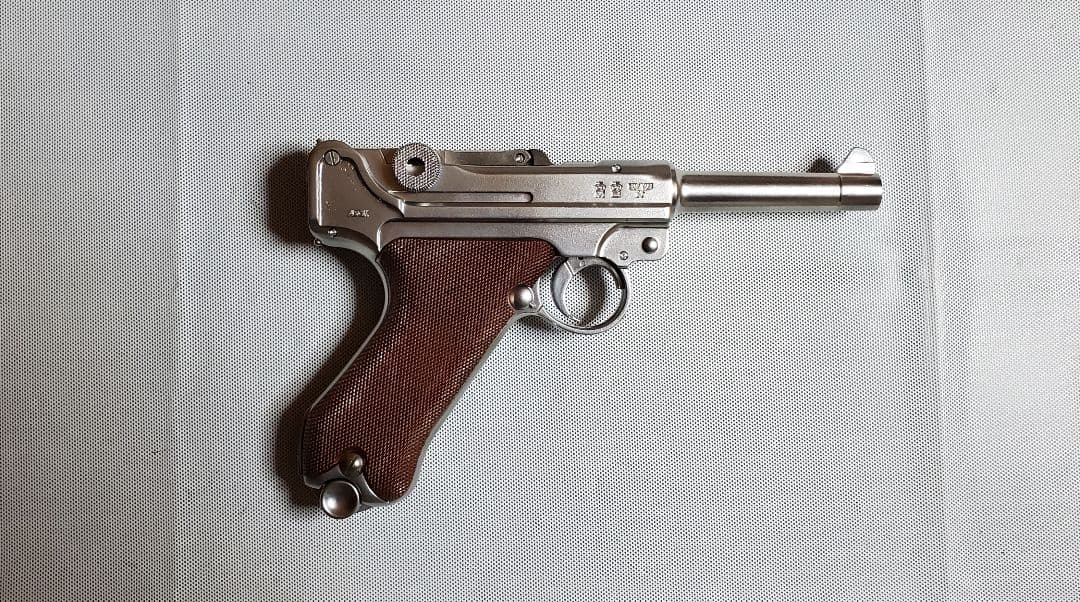 東京マルイ　ルガー　P08　ステンレス塗装　カスタム　改修品　10禁