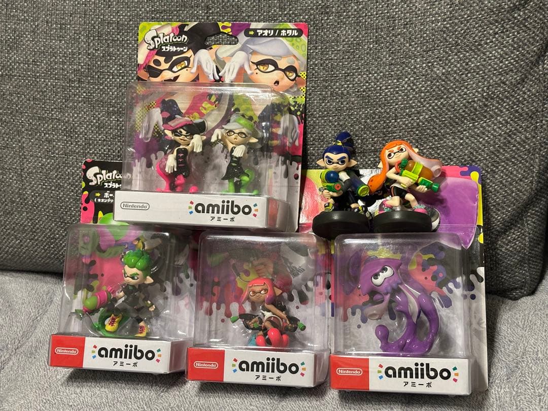 スプラトゥーン　amiibo　アミーボ　7点セット