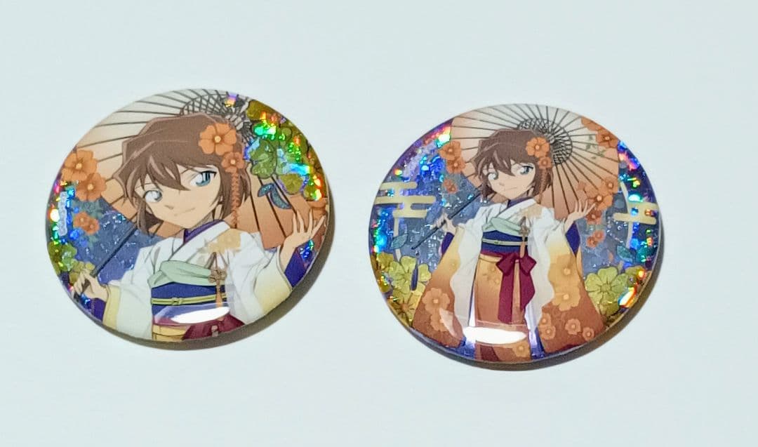 名探偵コナン 秋の華和装 灰原哀 17点セット スパークル缶バッジ含む