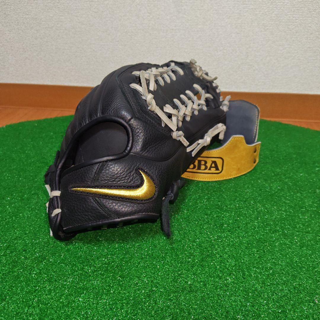 ナイキ アルファ ハラチ エッジ 軟式 外野手用 グローブ 野球 逆スウォッシュ