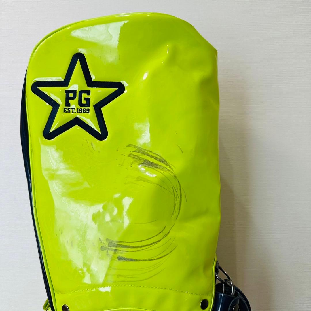 【Nakaji】PEARY GATES ゴルフバッグ イエロー×ネイビー