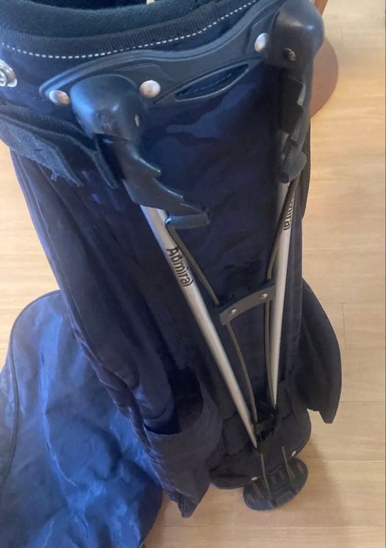 【美品】ゴルフキャディバッグ　Admiral 超軽量　カモフラ柄
