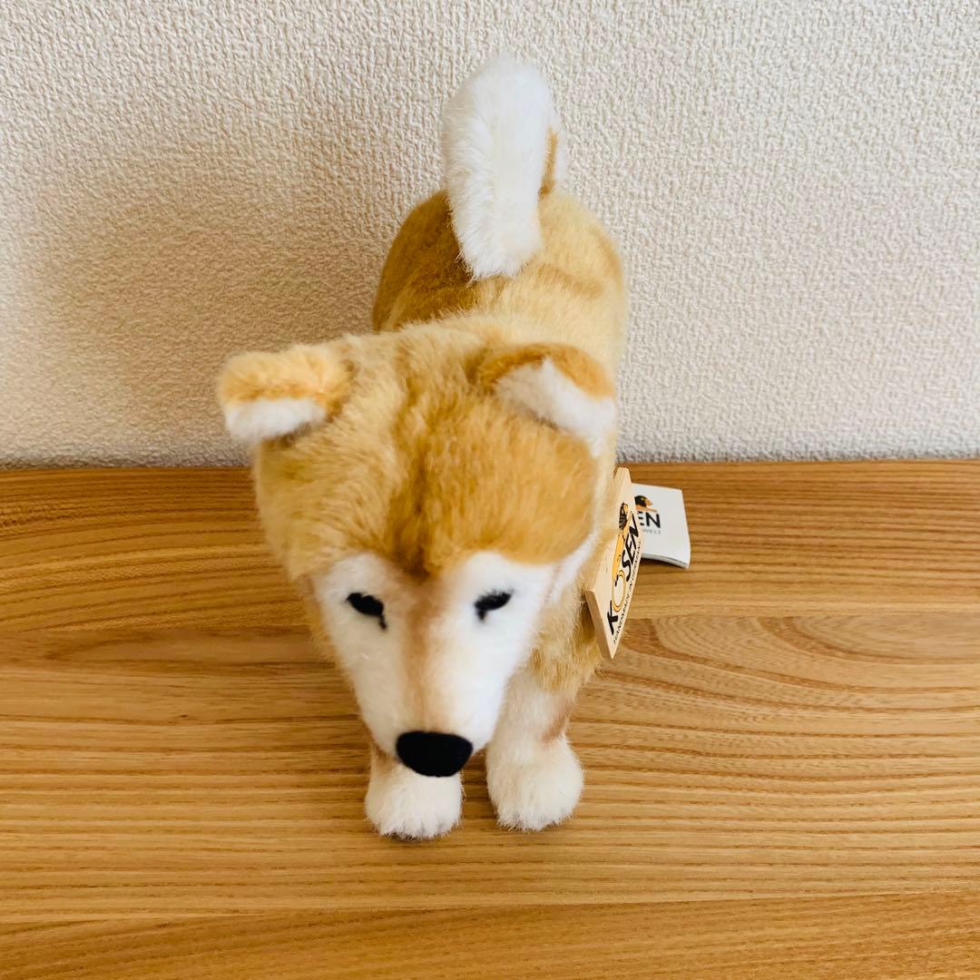 【新品】ケーセン　ドイツ製　柴犬　イヌぬいぐるみ　リアル　モンテッソーリ　知育