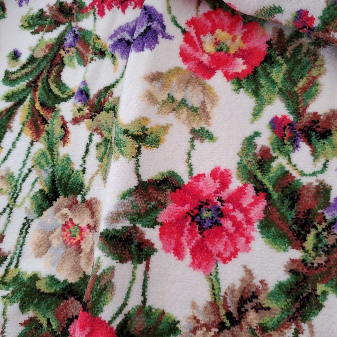 週末のみお値下げ　Filler バスタオル 紫色 花柄