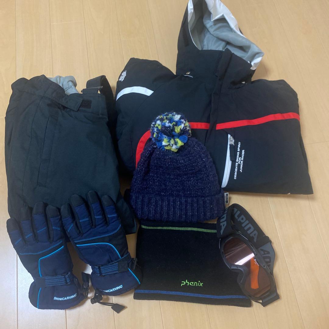 スキーウェア調節付き(145〜160 cm)セット売り