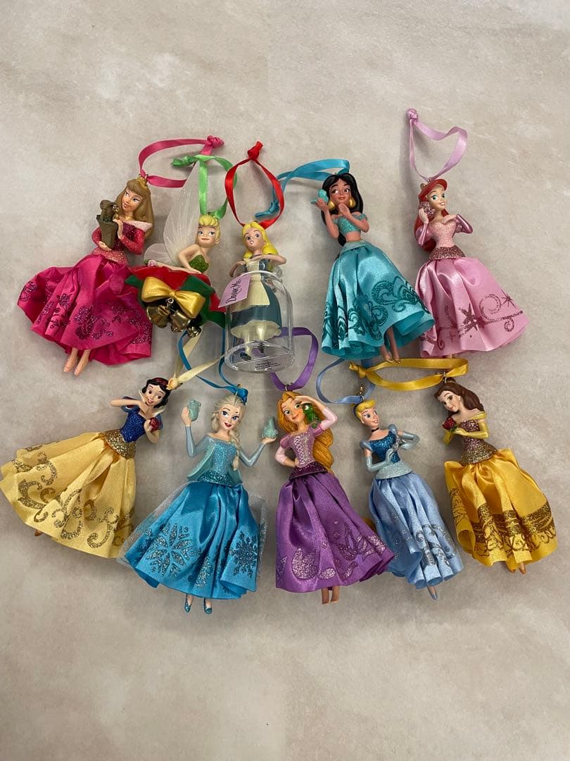 ディズニープリンセス オーナメント 10体セット
