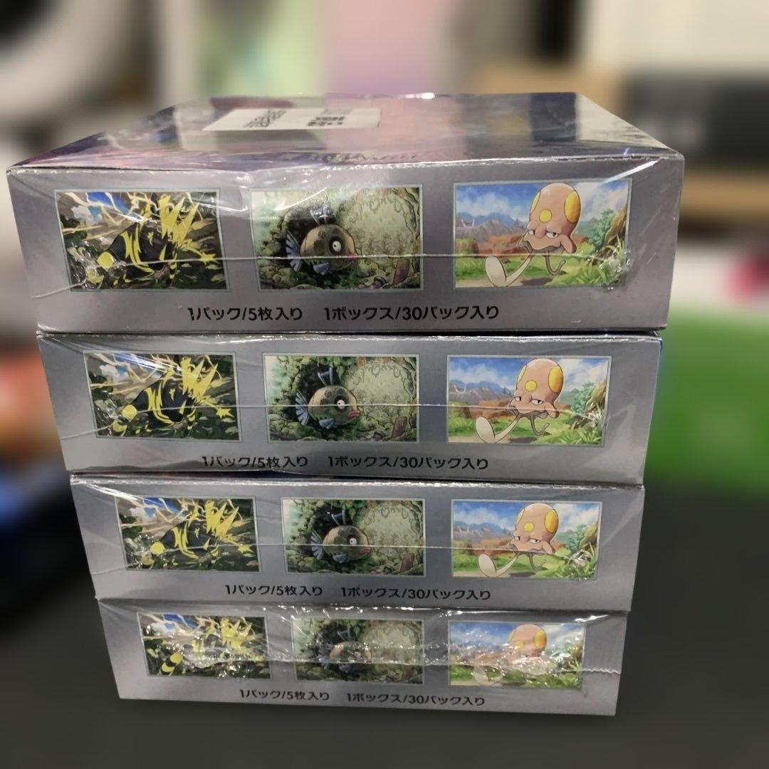 ★ポケモンカードゲーム　未来の一閃　シュリンク付きBOX 　4ボックス