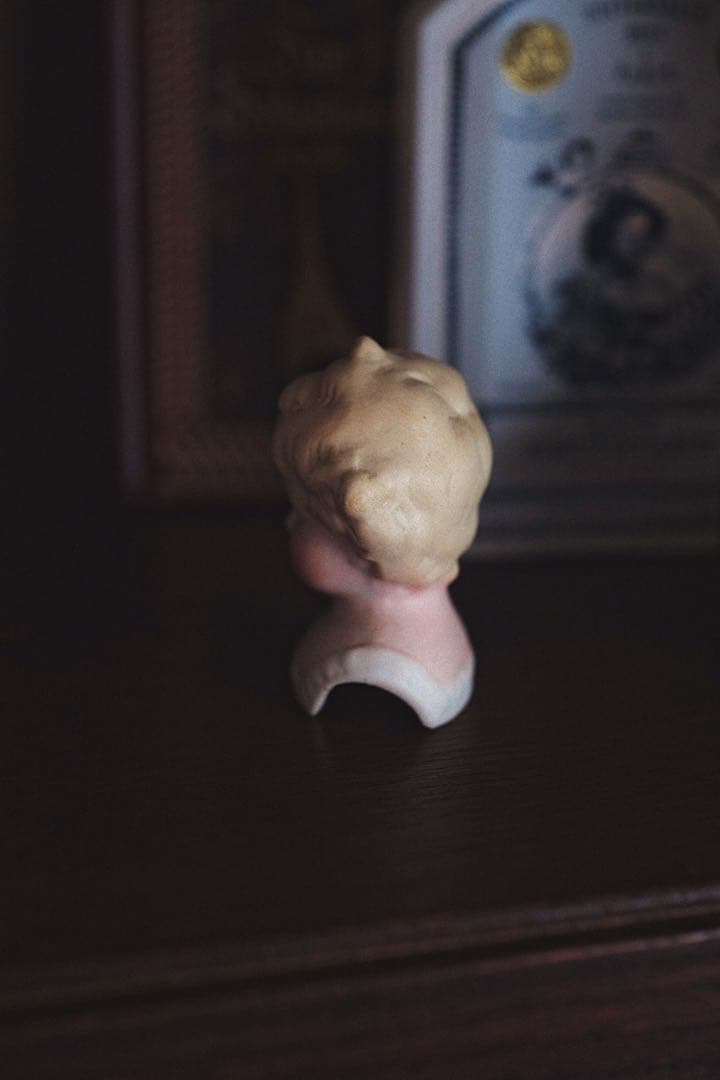 アンティーク チャイナヘッドドール パリアンドール ビスクドール ドールハウス