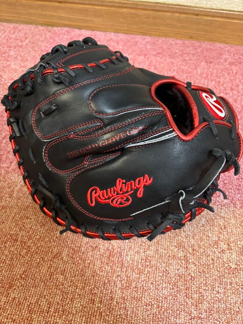 ローリングス　軟式キャッチャーミット　型付け済み未使用品