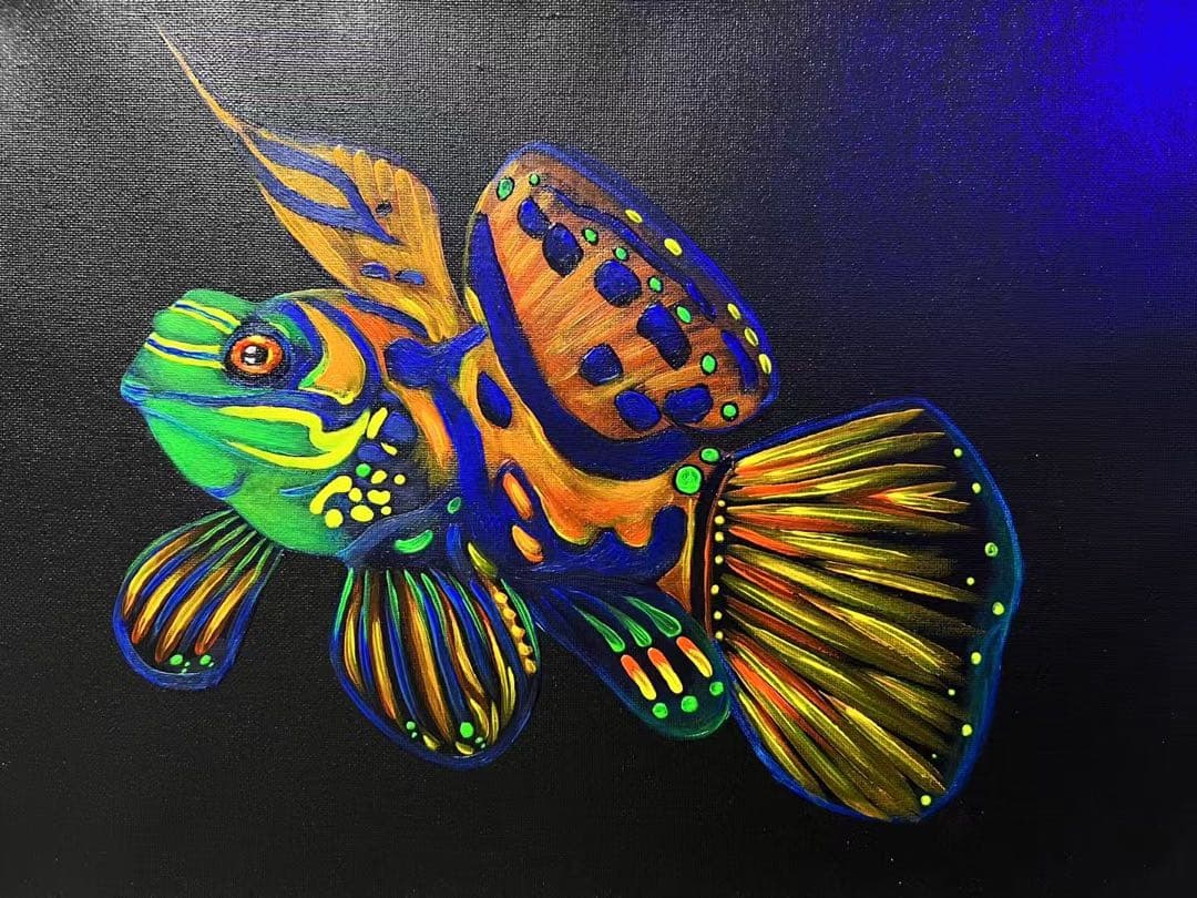 【オリジナル丙烯蛍光画 – お客様ご注文作品のご紹介】