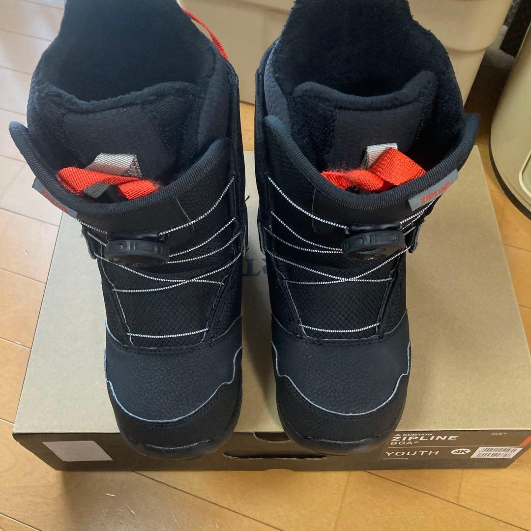 美品　burton zipline boa 4K 22センチ　バートンキッズ