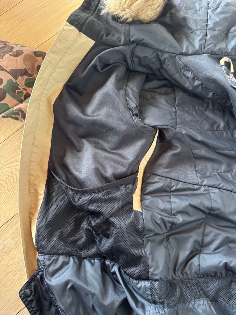 the north face スノーボード　スキー　ウェア　迷彩