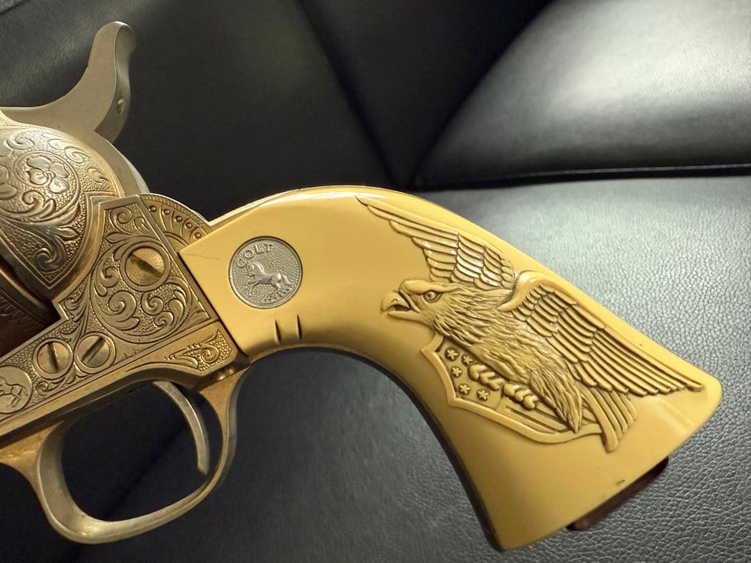 マルシン コルトSAA パットン将軍モデル SMGマーク 銃口閉 ジャンク品