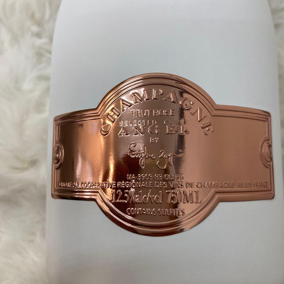 【未開栓】エンジェル シャンパン ロゼ ホワイト 750ml 箱付き ホワイト