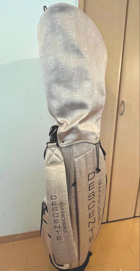 DESCENTE キャディバッグ ベージュ