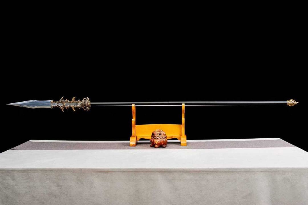 龍脊・尽蝕 古兵器 分割式模造槍 模造刀 鑑賞用 武具