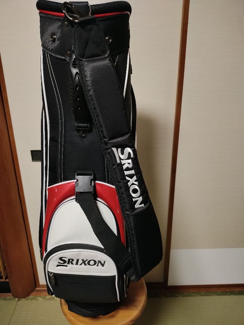 美品 SRIXON スリクソン ゴルフ キャディバッグ フードカバー付