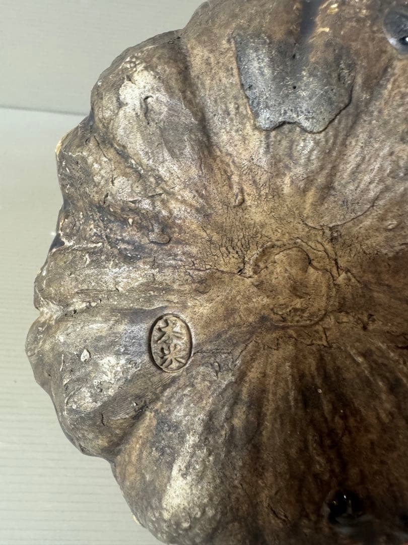 2612 希少　九谷焼　木米作　ネズミ瓜　置物　時代物