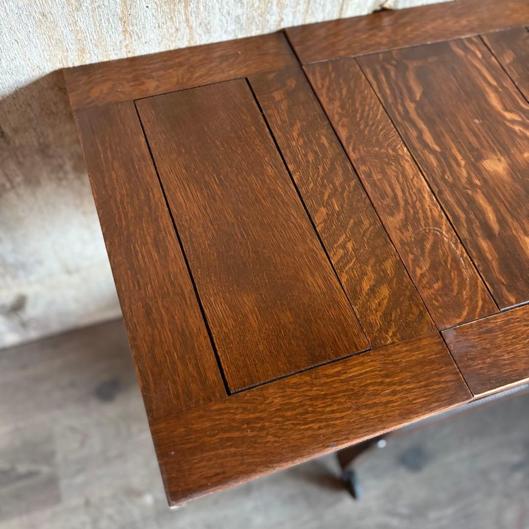 英国アンティーク　ドローリーフ ワゴンテーブル　ヴィンテージ