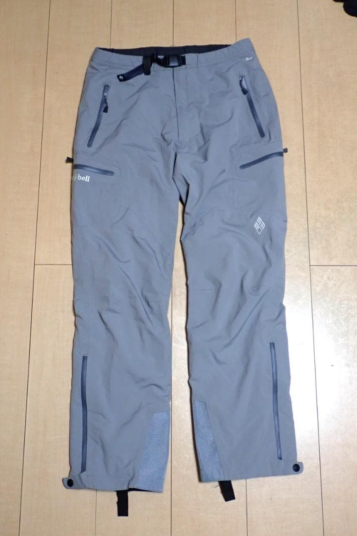 mont-bell ドライテック インシュレーテッド アルパインパンツ　グレー
